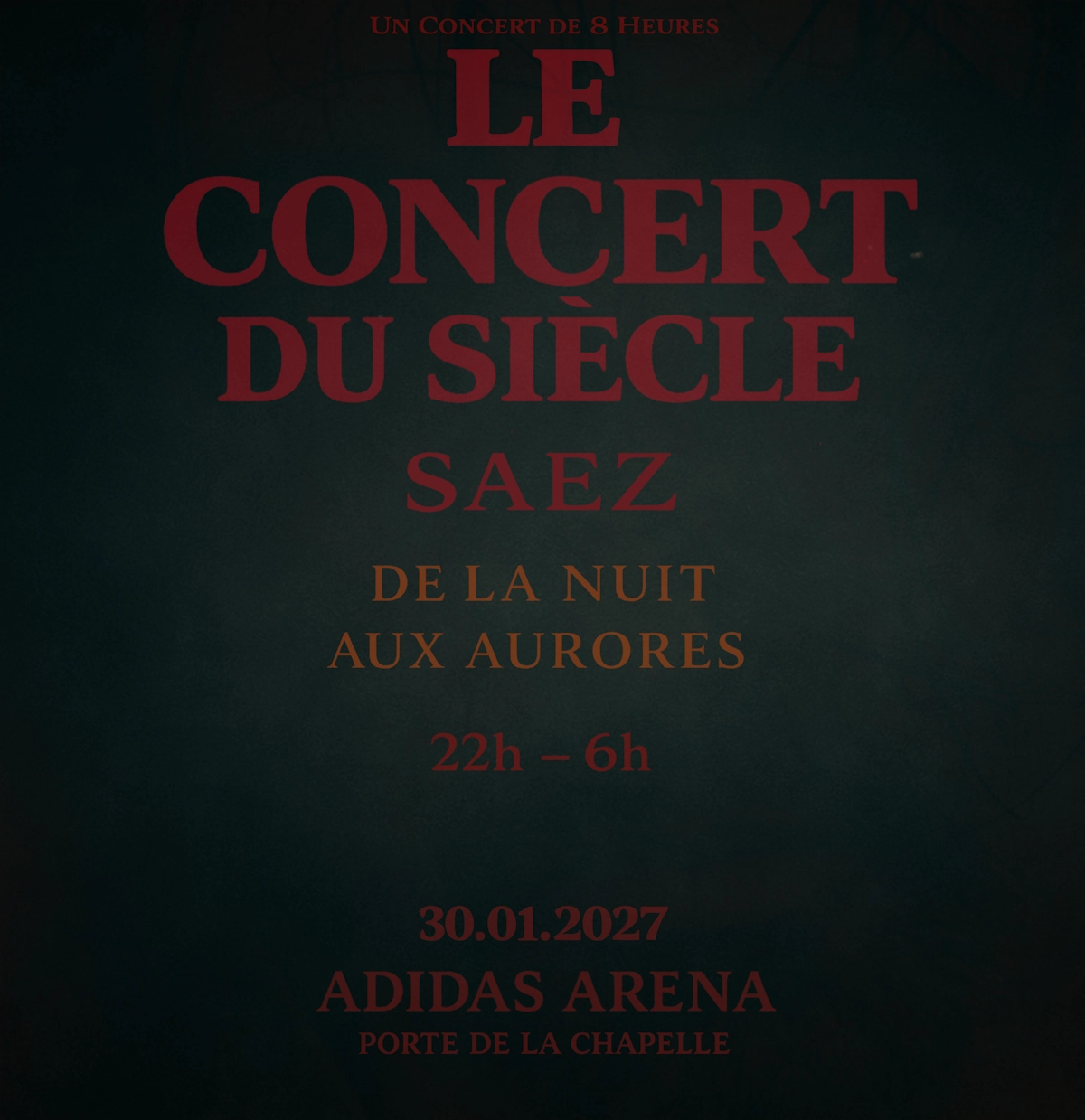 Le Concert du Siècle — Adidas Arena